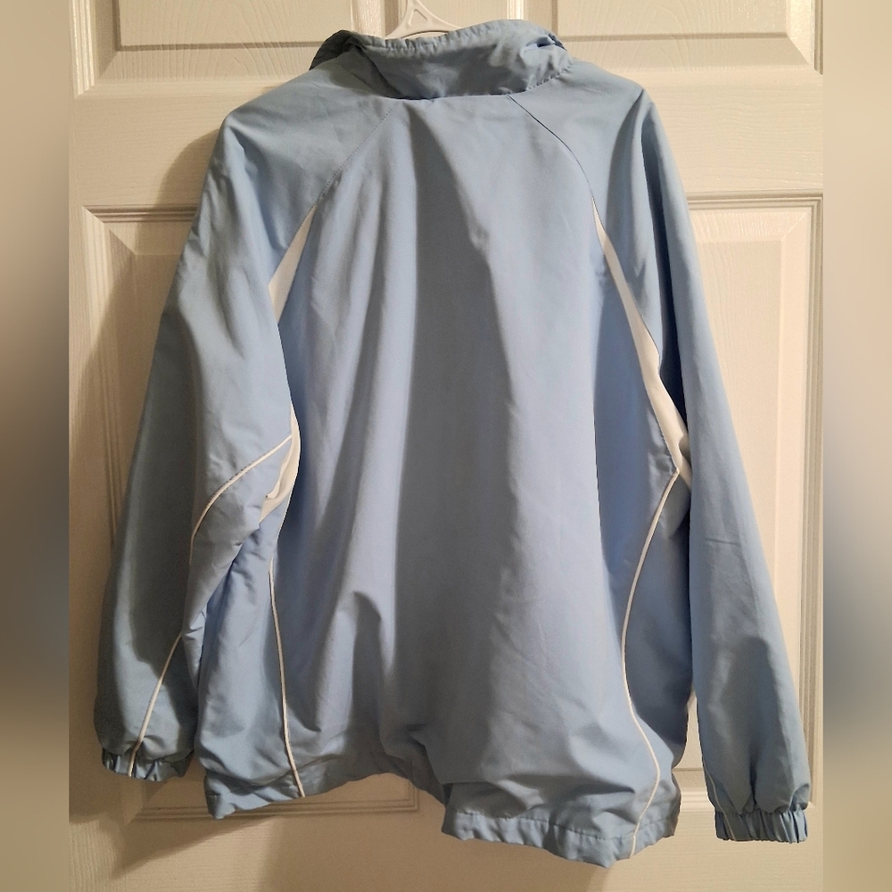 Wilson 2 Piece Tracksuit 16-18W Blue And White Lined Pockets In Both - Picture 5 of 12